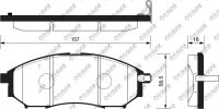 Тормозные колодки TG-2444C/PN2444 (КЕРАМИКА)* Ti·GUAR