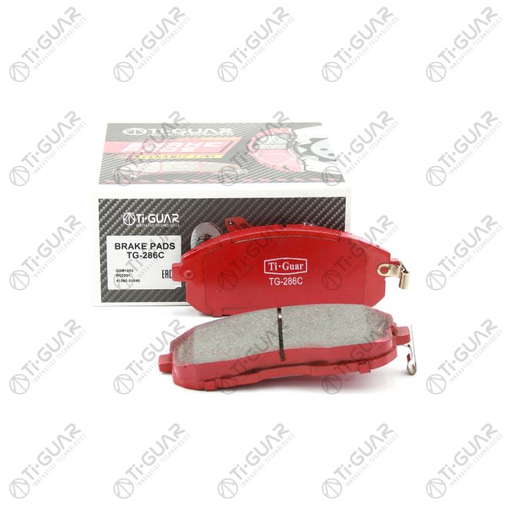 Тормозные колодки TG-286C/PF2201 (КЕРАМИКА)* Ti·GUAR