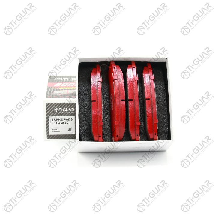 Тормозные колодки TG-286C/PF2201 (КЕРАМИКА)* Ti·GUAR