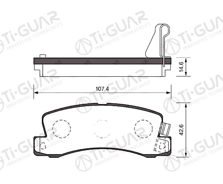 Тормозные колодки TG-420C/PF1321 (КЕРАМИКА)* Ti·GUAR Тормозные колодки TG-420C/PF1321 (КЕРАМИКА)* Ti·GUAR