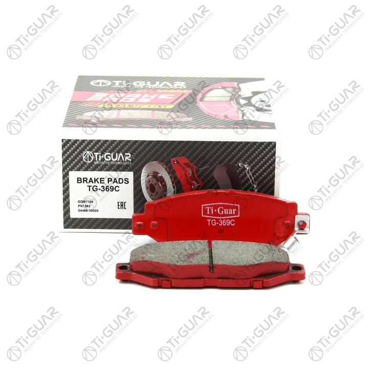 Тормозные колодки TG-369C/PF1363 (КЕРАМИКА)* Ti·GUAR